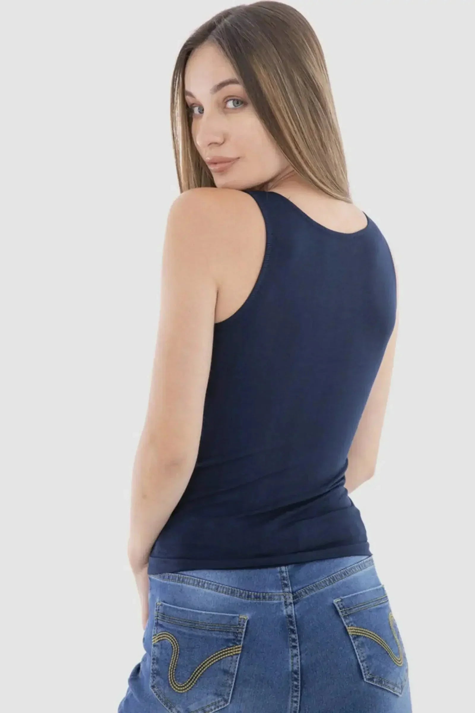 Carina - Microfiber Sleeveless Tank Top 15