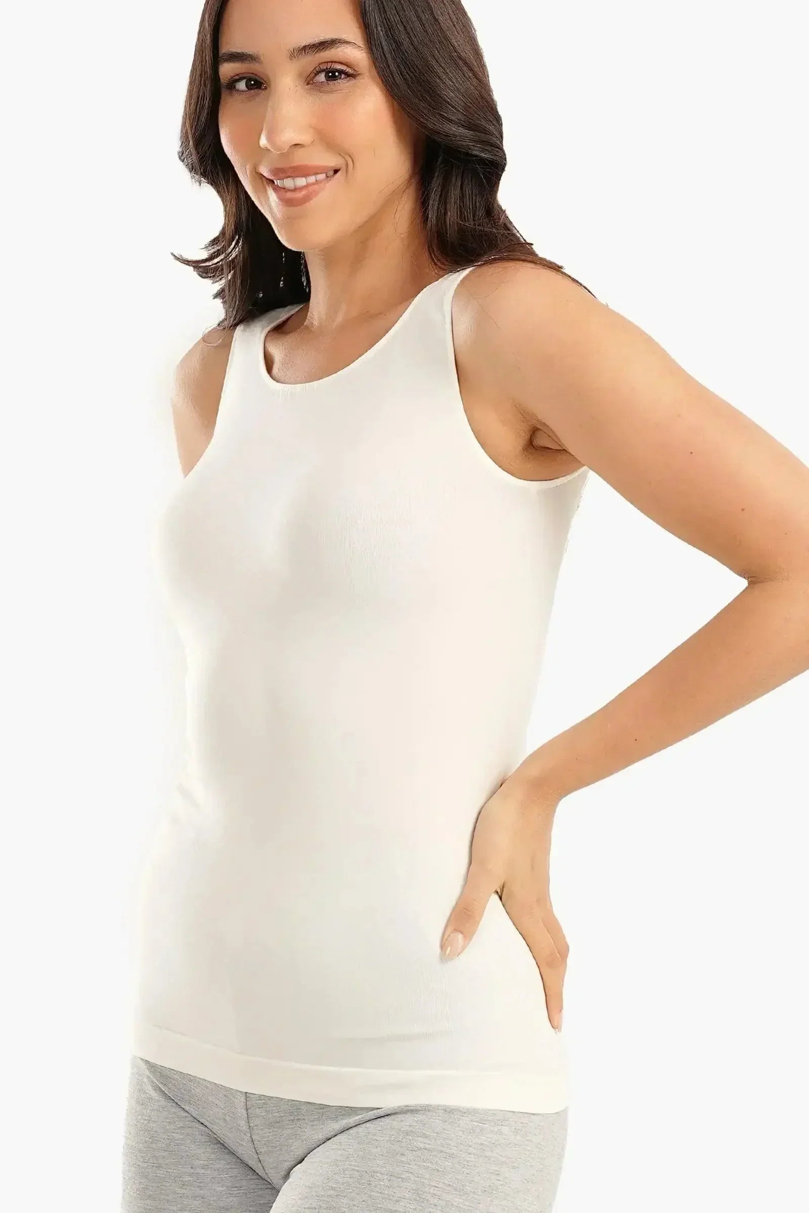 Carina - Microfiber Sleeveless Tank Top 4