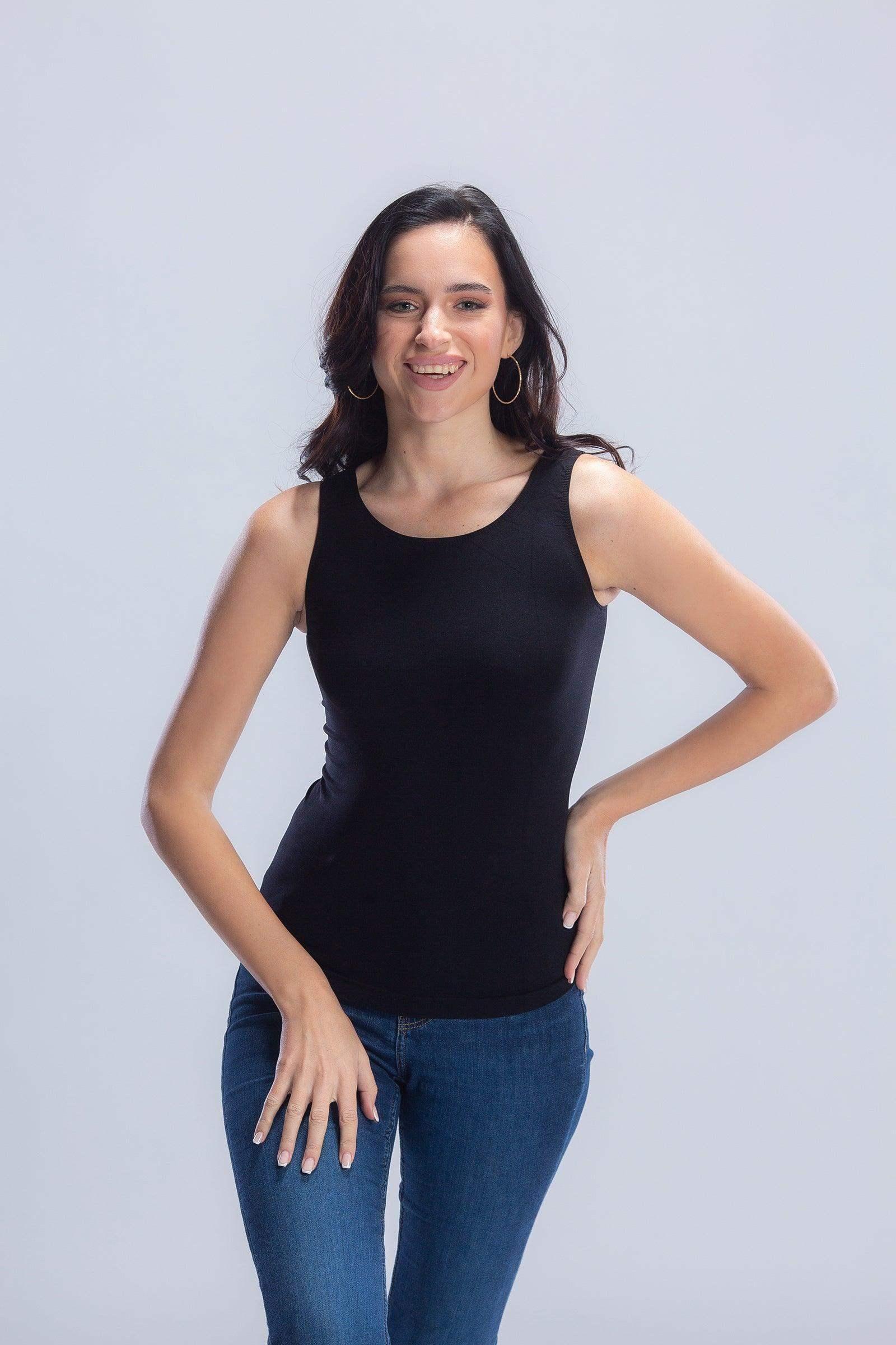 Carina - Microfiber Sleeveless Tank Top 8