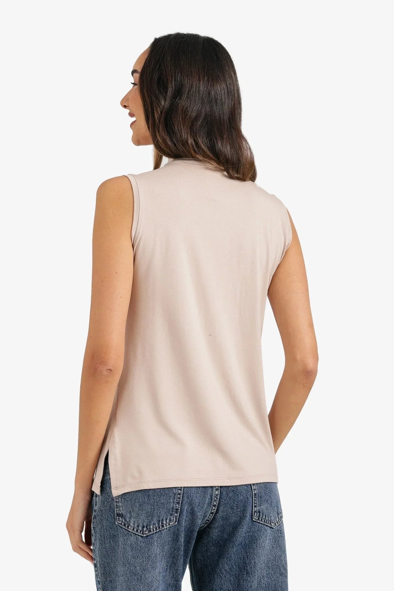 Mock - Neck T-Shirt - Carina - Babazzaro