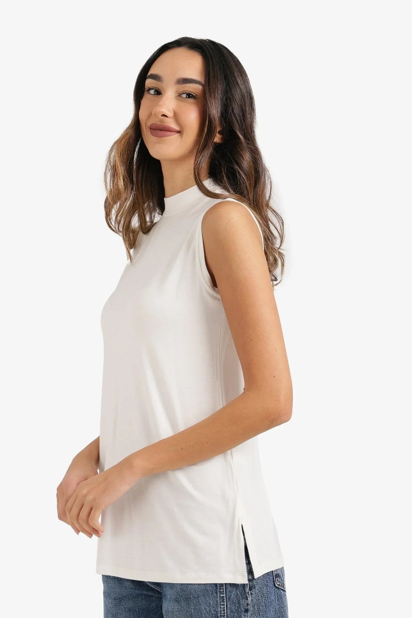 Mock - Neck T-Shirt - Carina - Babazzaro