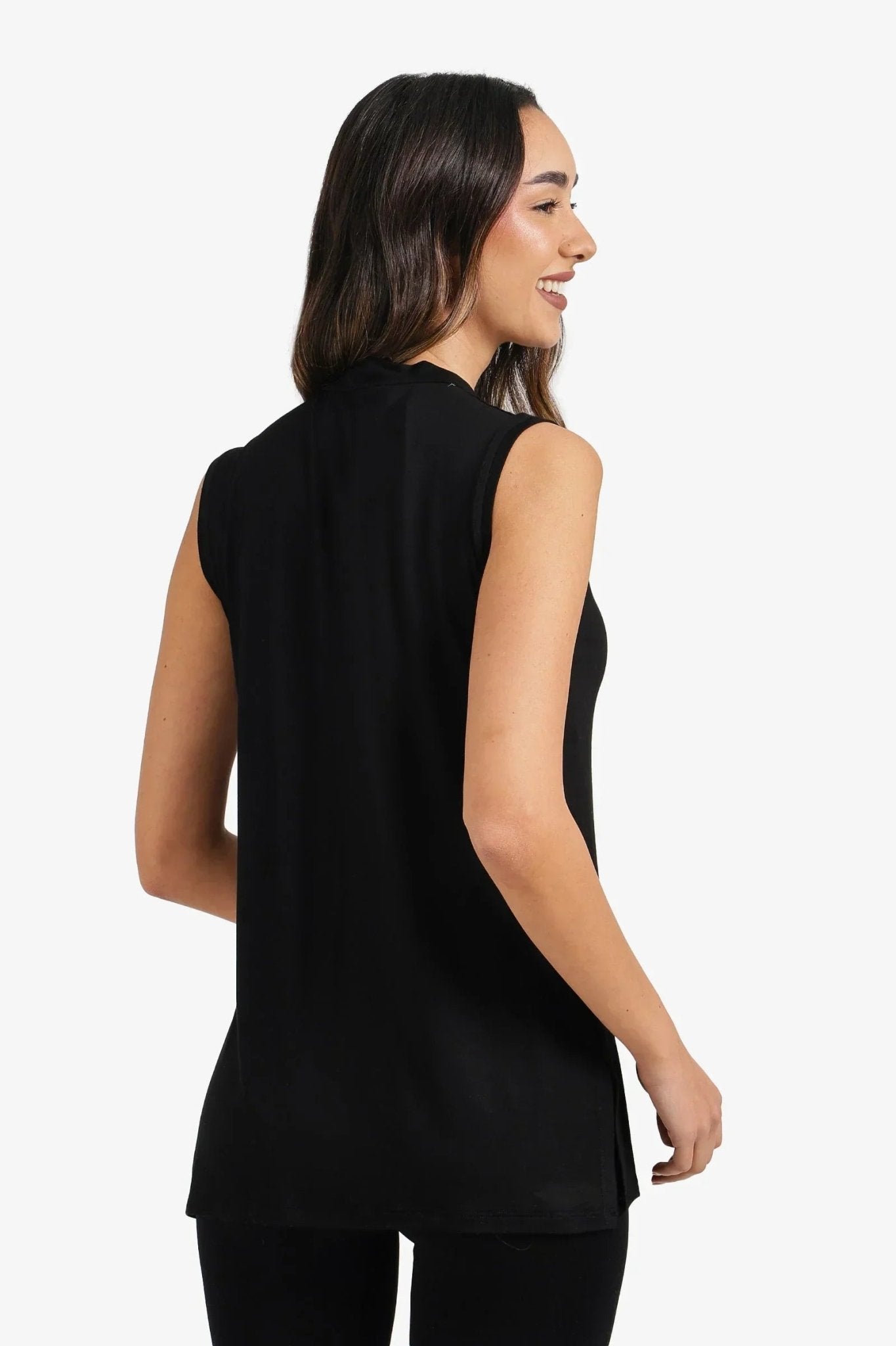 Mock - Neck T-Shirt - Carina - Babazzaro