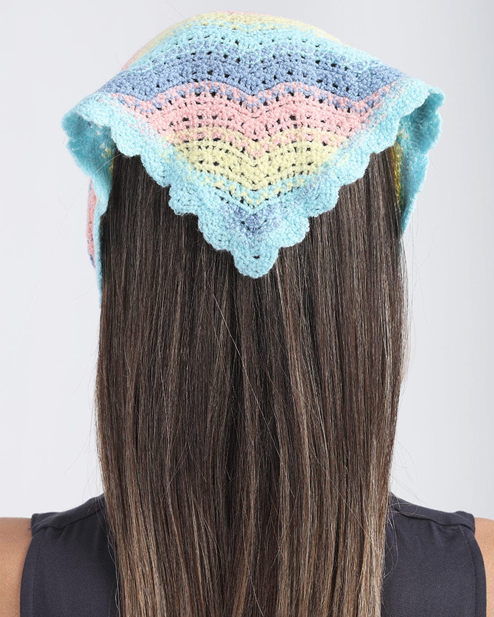 In your shoe-Multi-Color Crochet Bandana 4