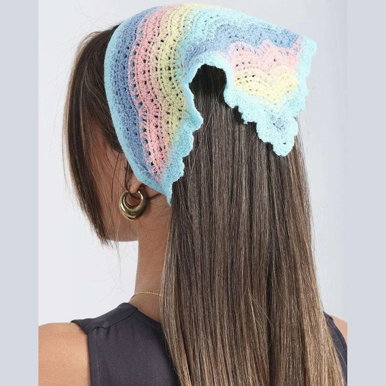Multi-Color Crochet Bandana - In your shoe - Babazzaro