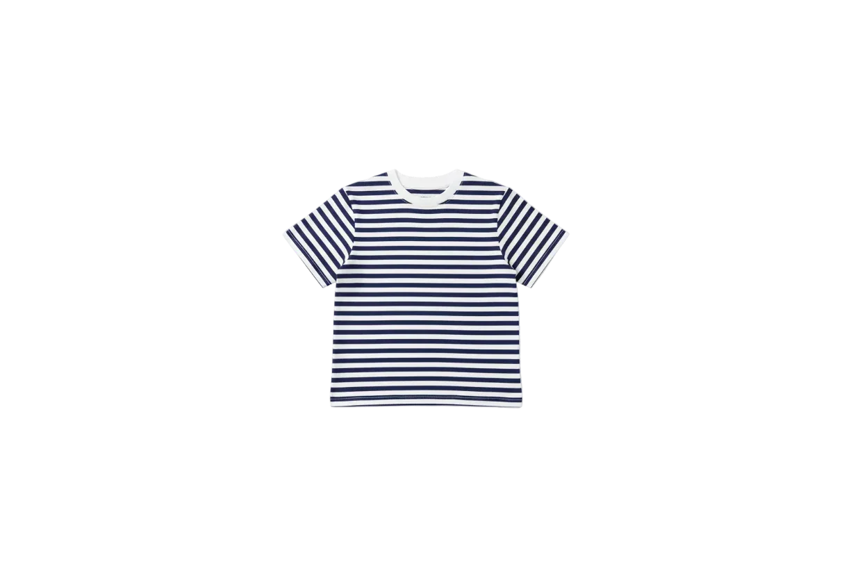 Colour Capsules - Striped Crewneck Tee 1