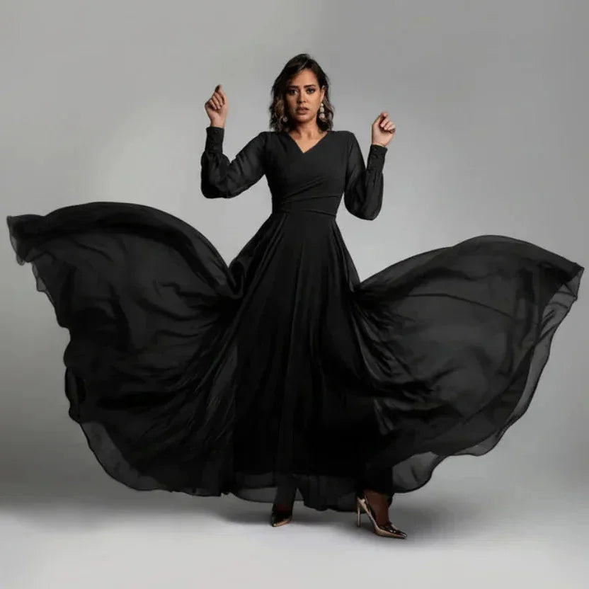 Cross-over draped dress - Reehan 3