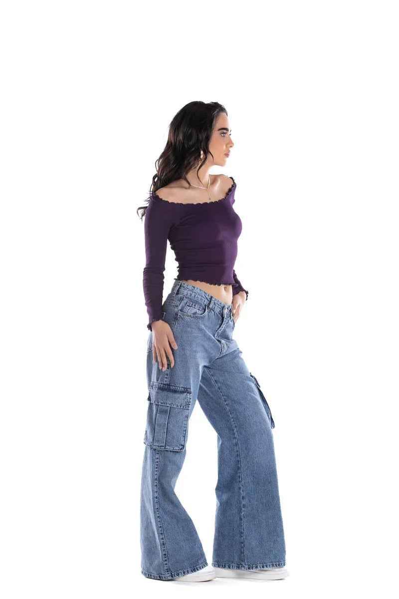 Carina - Off Shoulder Frilled Top 6