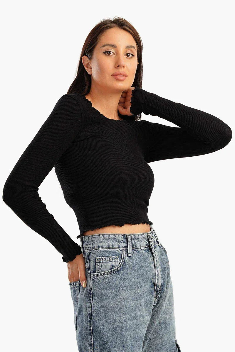 Off Shoulder Frilled Top - Carina 4