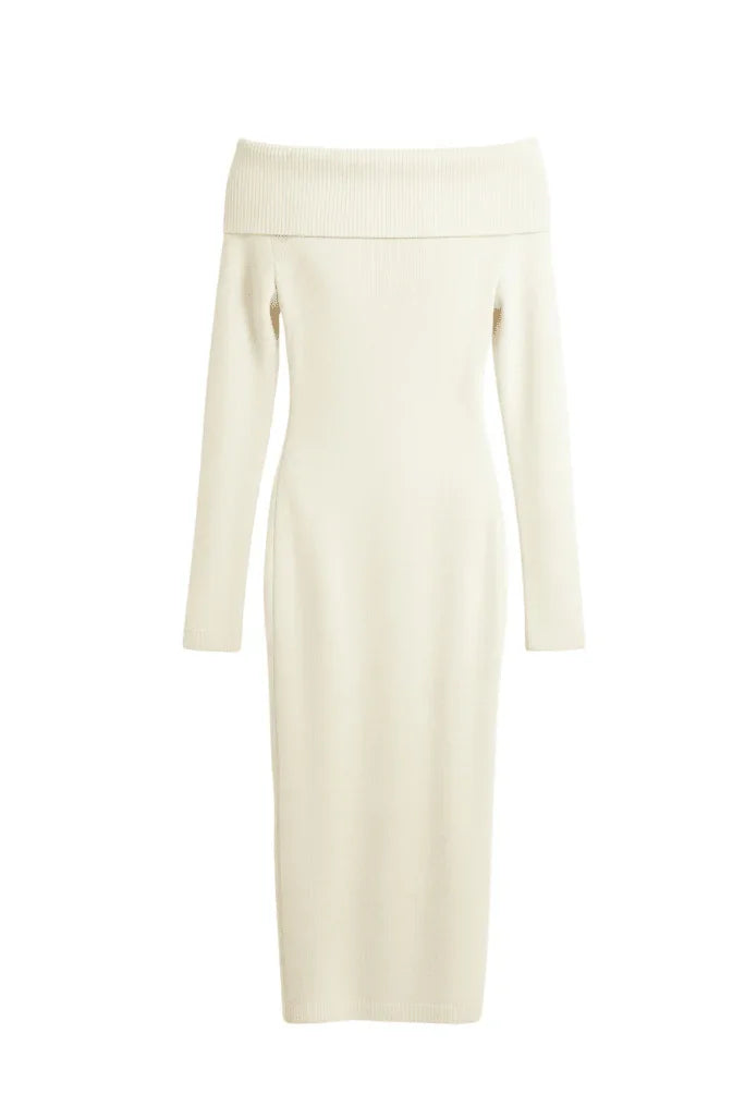 Off Shoulder Maxi Dress - Clue - Babazzaro