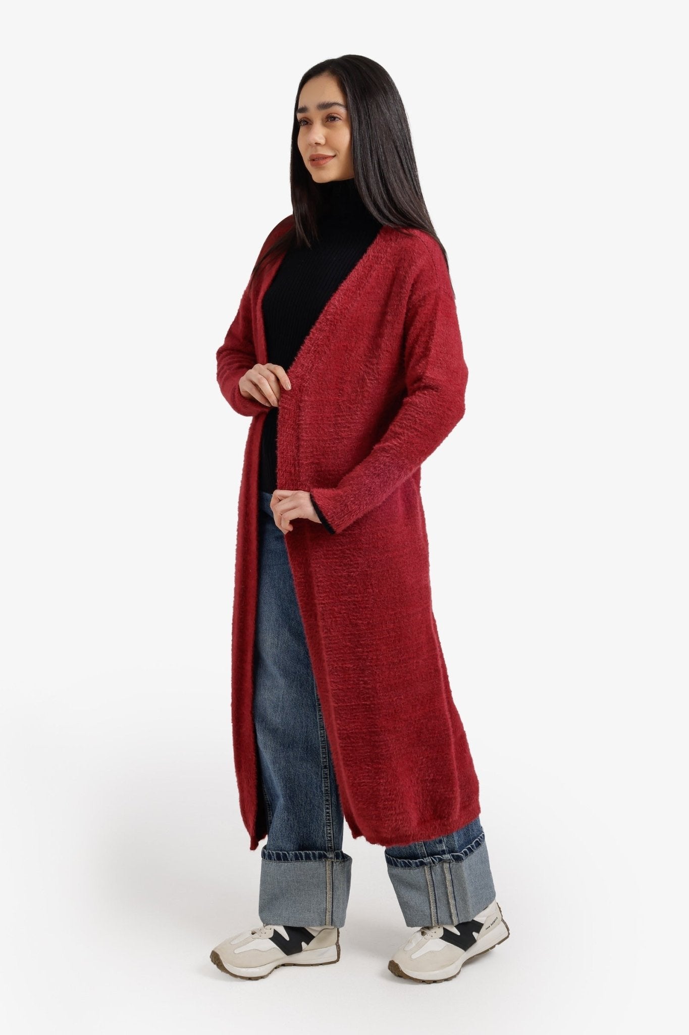 Open - Front Midi Cardigan - Clue - Babazzaro