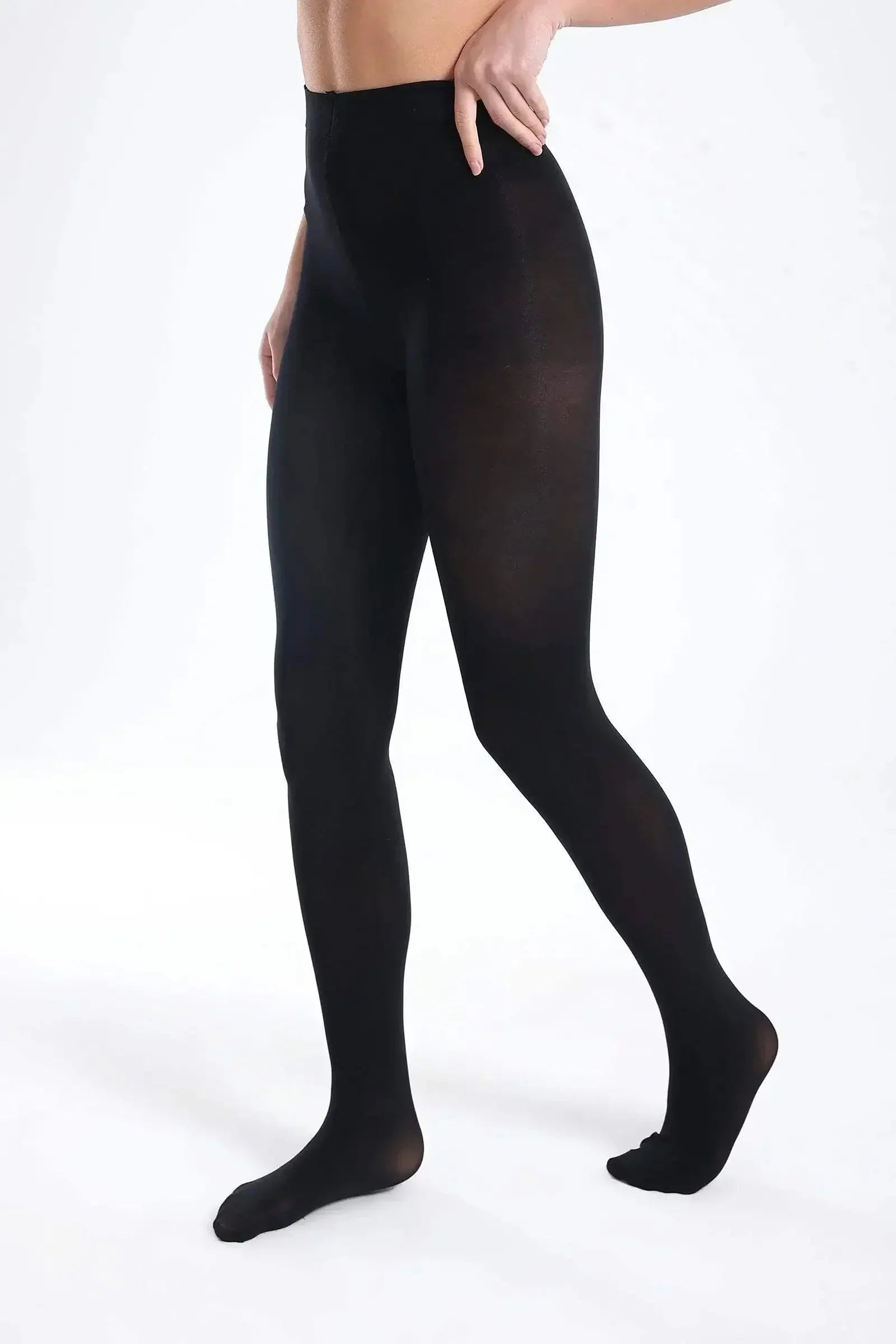 Carina - Pack of 2 Plain Pantyhoses 1