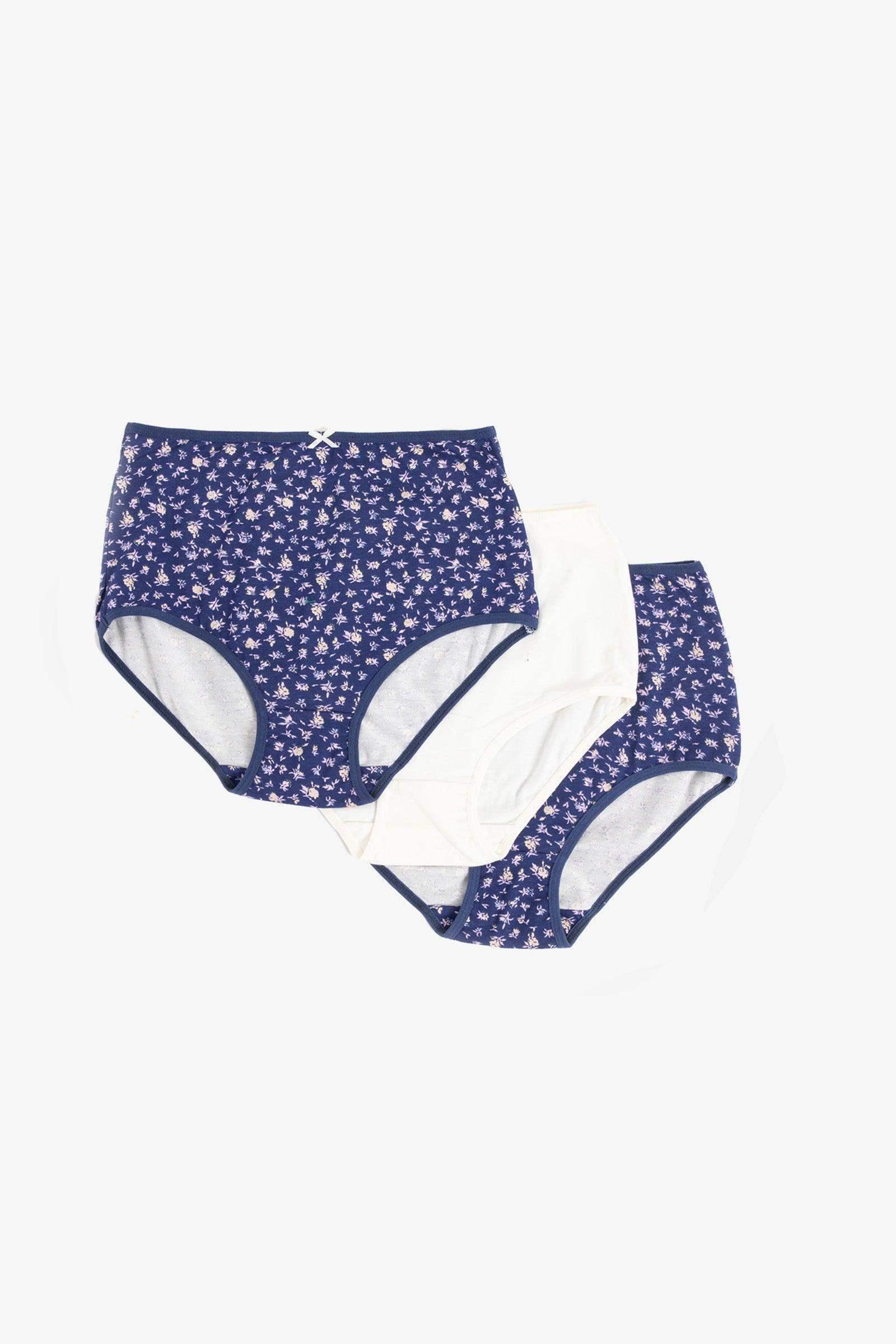 Carina - Pack of 3 Colored Full Brief Panties 1