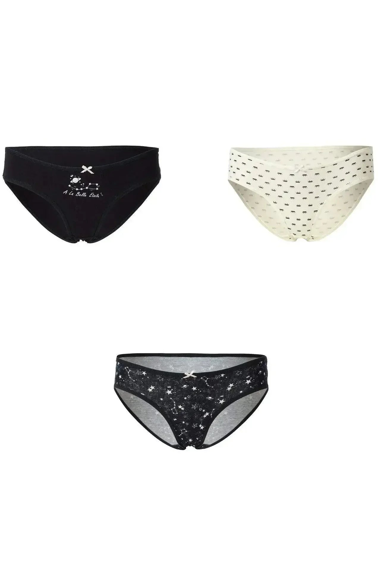 Carina - Pack of 3 Cotton Bikini Panties 1