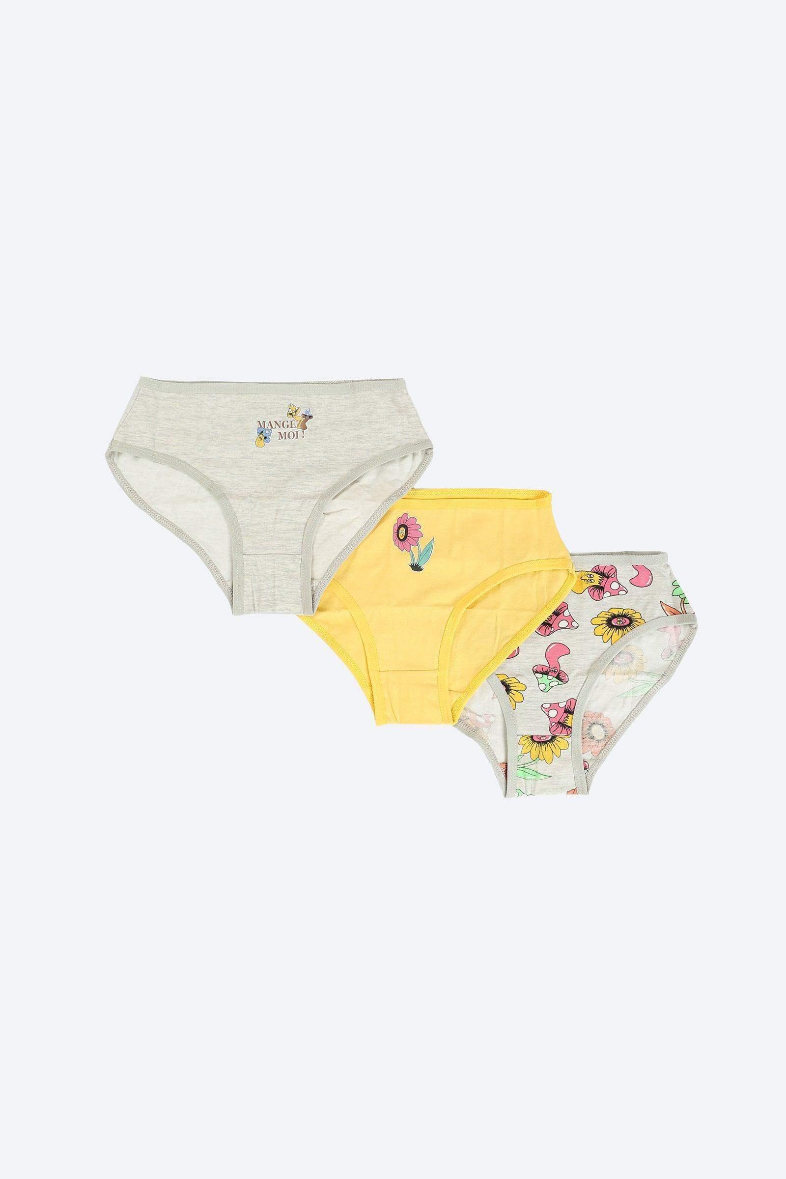 Carina - Pack of 3 Girly Colored Briefs 3