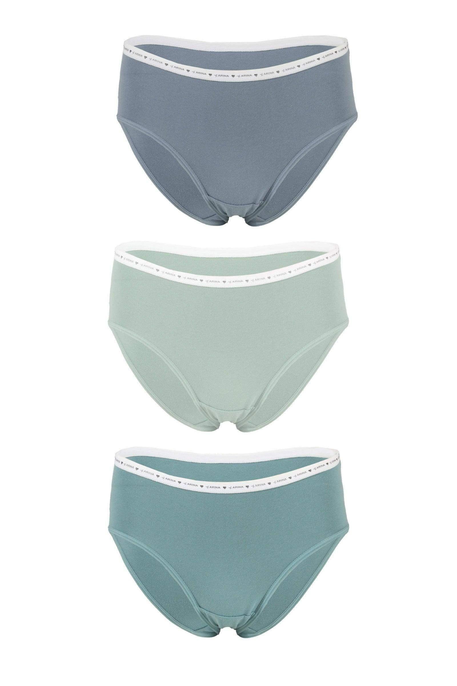 Carina - Pack of 3 Plain Brief Panties 1