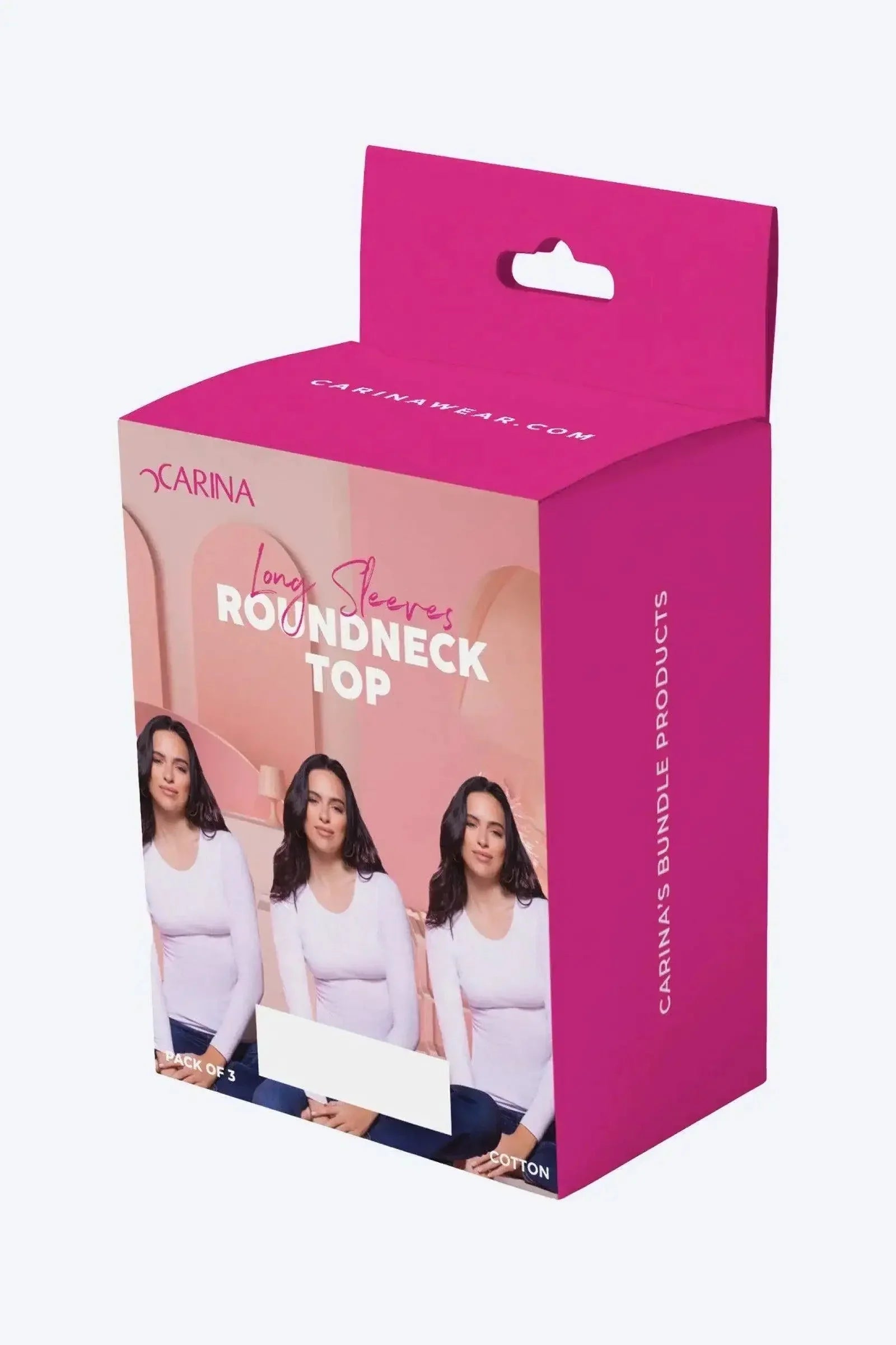 Carina - Pack of 3 Round Neck Long Sleeves Top 6