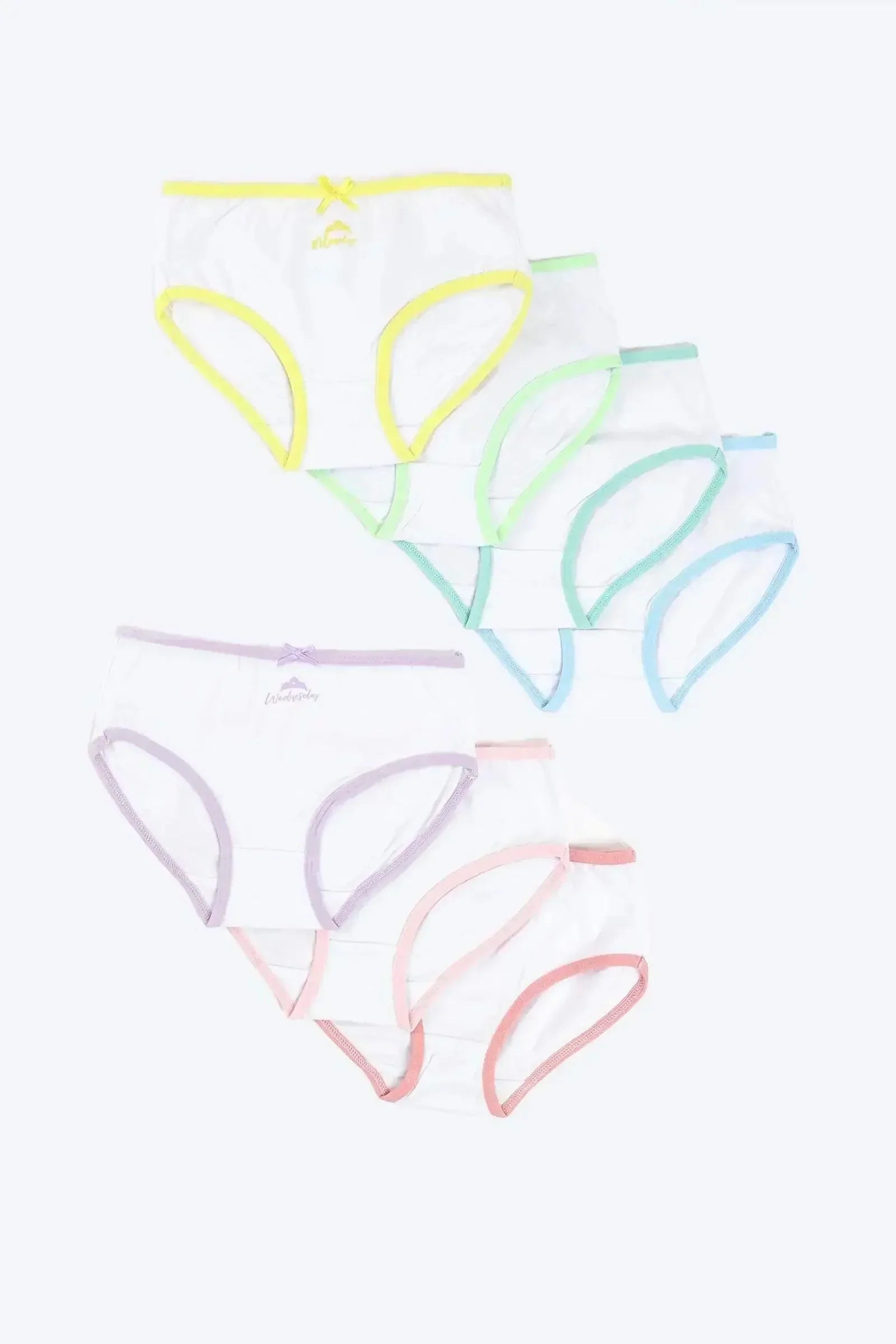 Carina - Pack of 7 Girly Brief Panties 2