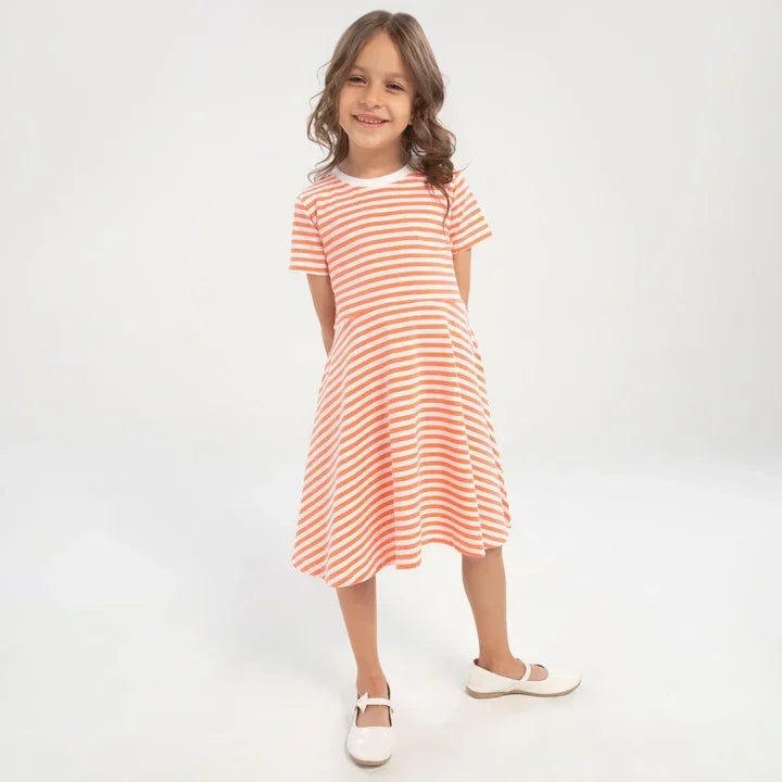 Striped Twirly Dress - Colour Capsules - Babazzaro