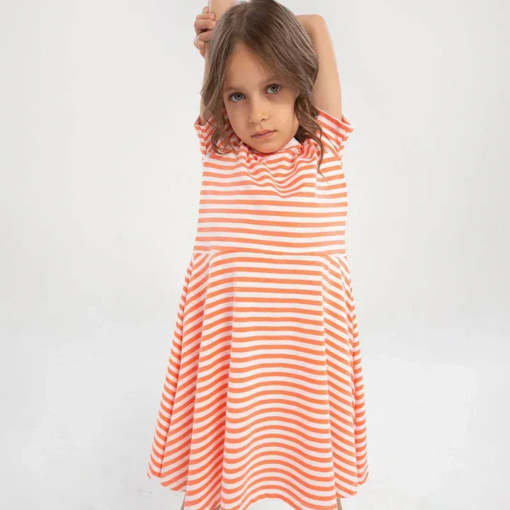Striped Twirly Dress - Colour Capsules - Babazzaro