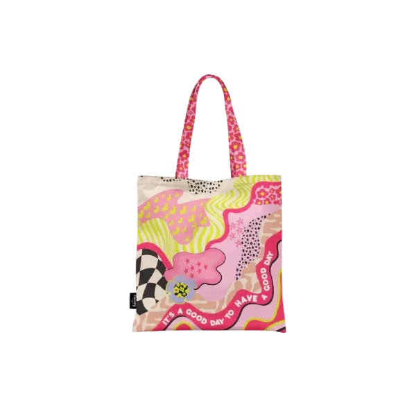 Covery - Poeny Totebag Hand Printed 1