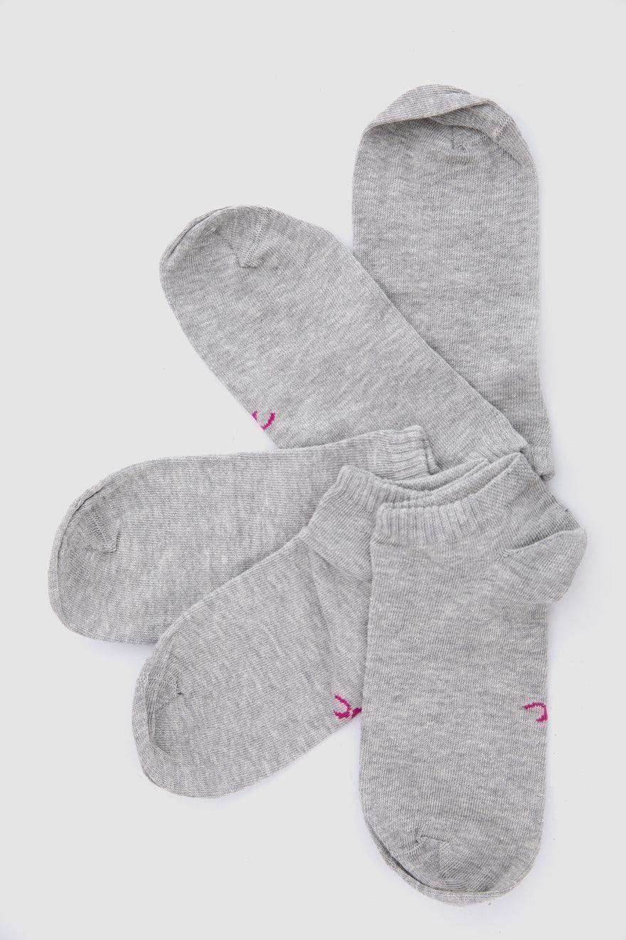 Carina - Plain Ankle Socks - 5 Pairs 1