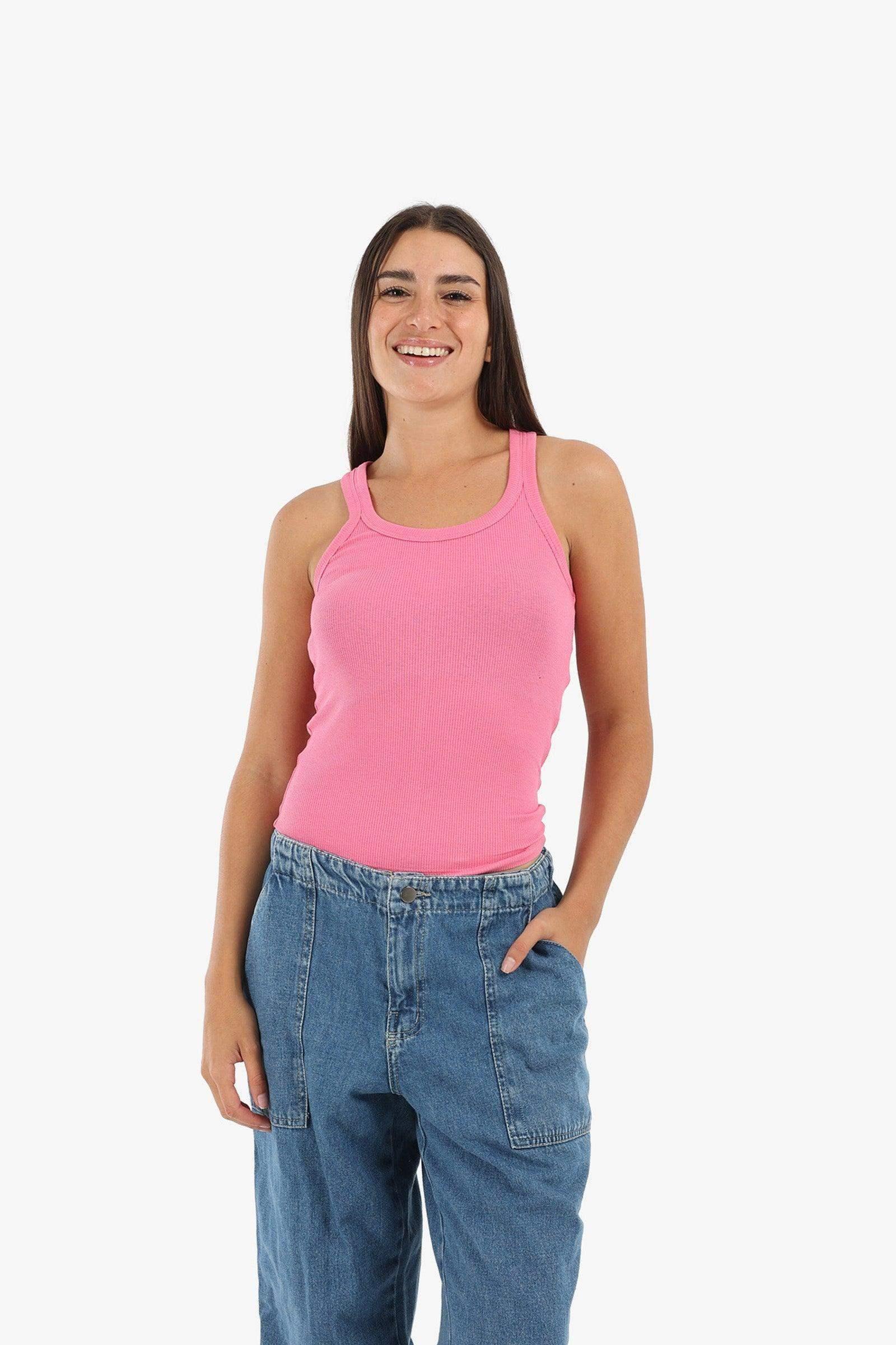Carina - Plunge Round Neck Top 2