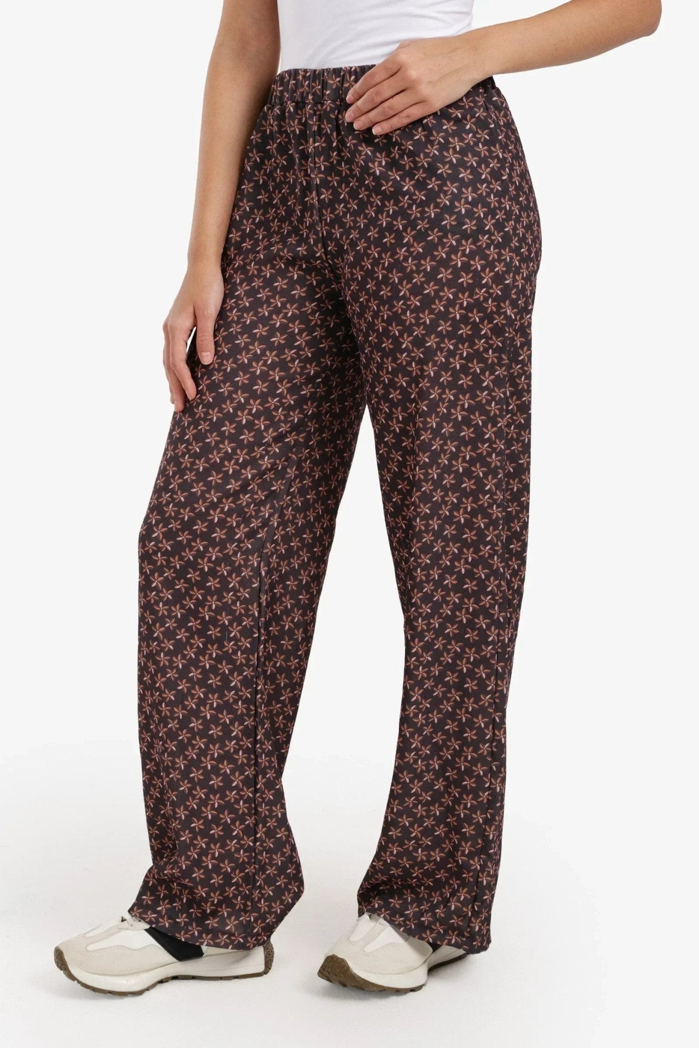 Printed Wide - Leg Pants - Carina - Babazzaro