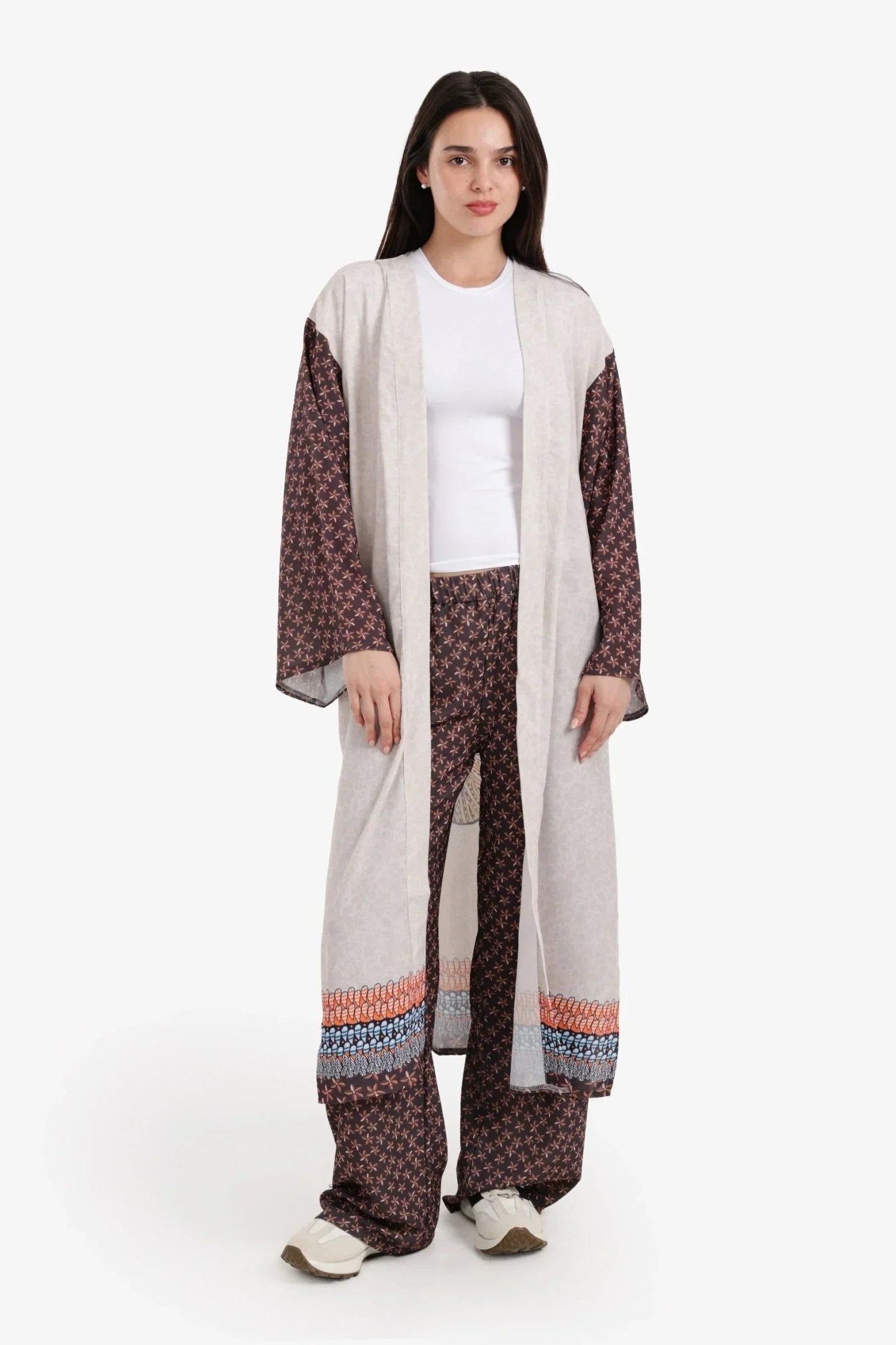 Printed Wide - Leg Pants - Carina - Babazzaro
