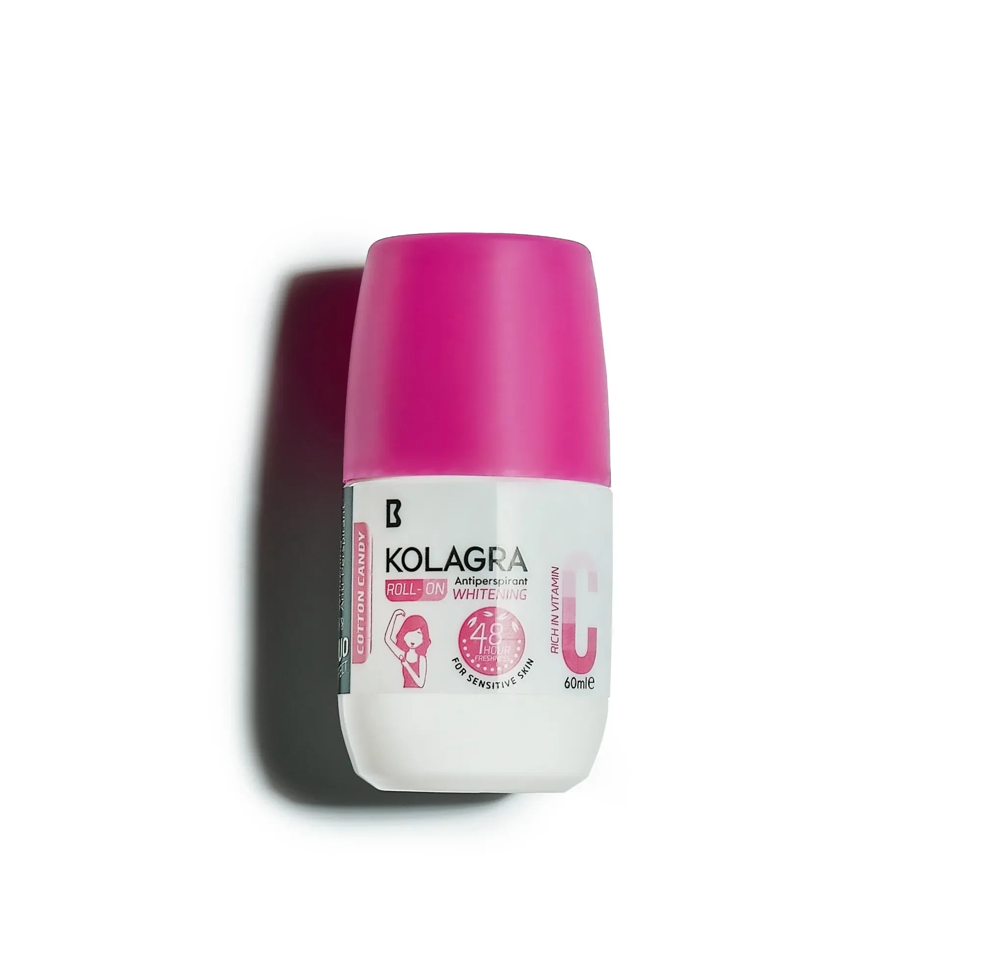 Biostream - Kolagra MulticolorWhitening Roll On Cotton Candy 1
