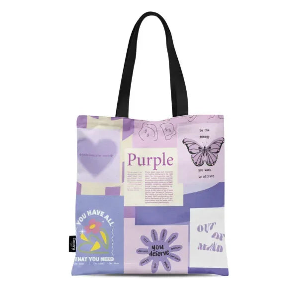 Purple Totebag - Covery - Babazzaro