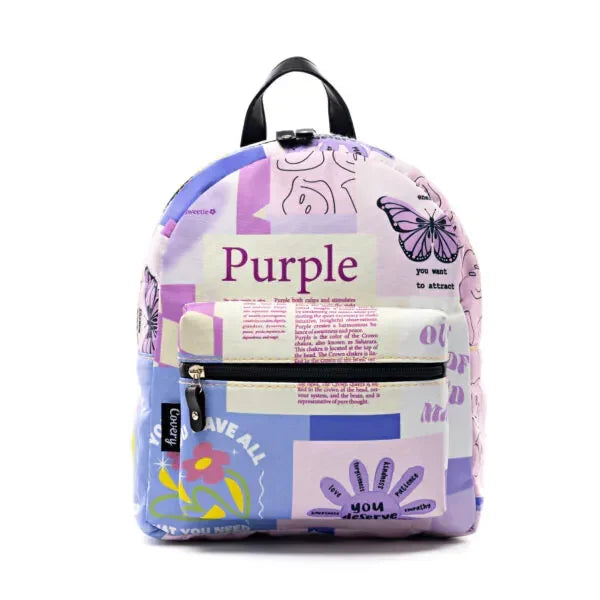 Purple Mini Backpack - Covery - Babazzaro
