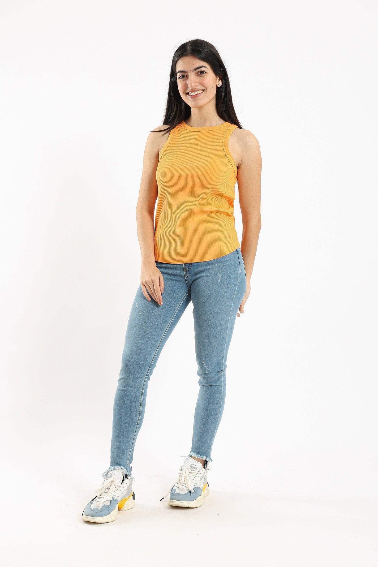 Carina - Racer Back Ribbed Top 7