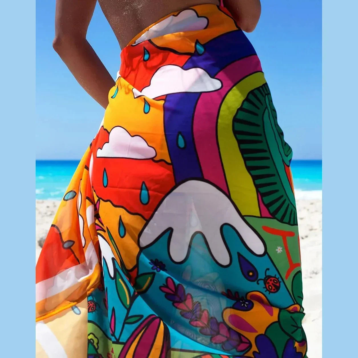 Rainforest Maxi Flowy Wraps - In your shoe 1