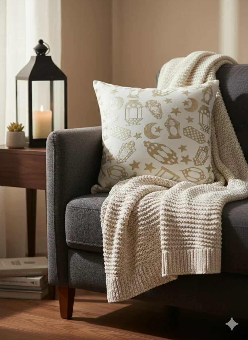 Ramadan Elements Pattern Cushion - Urbantique - Babazzaro