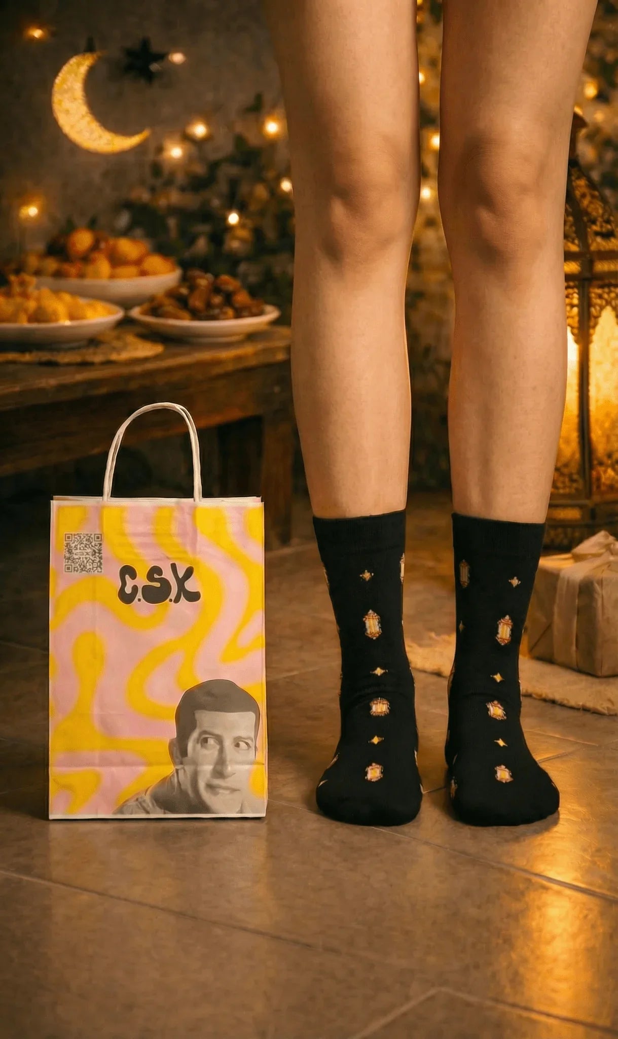 Ramadan Lantern - Comedy Socks - Babazzaro