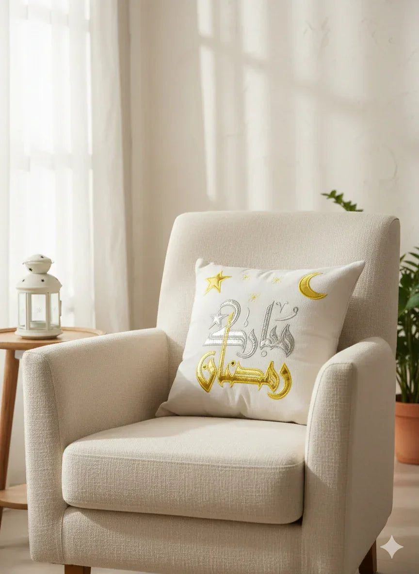 Ramadan Mubarak Cushion - Urbantique - Babazzaro
