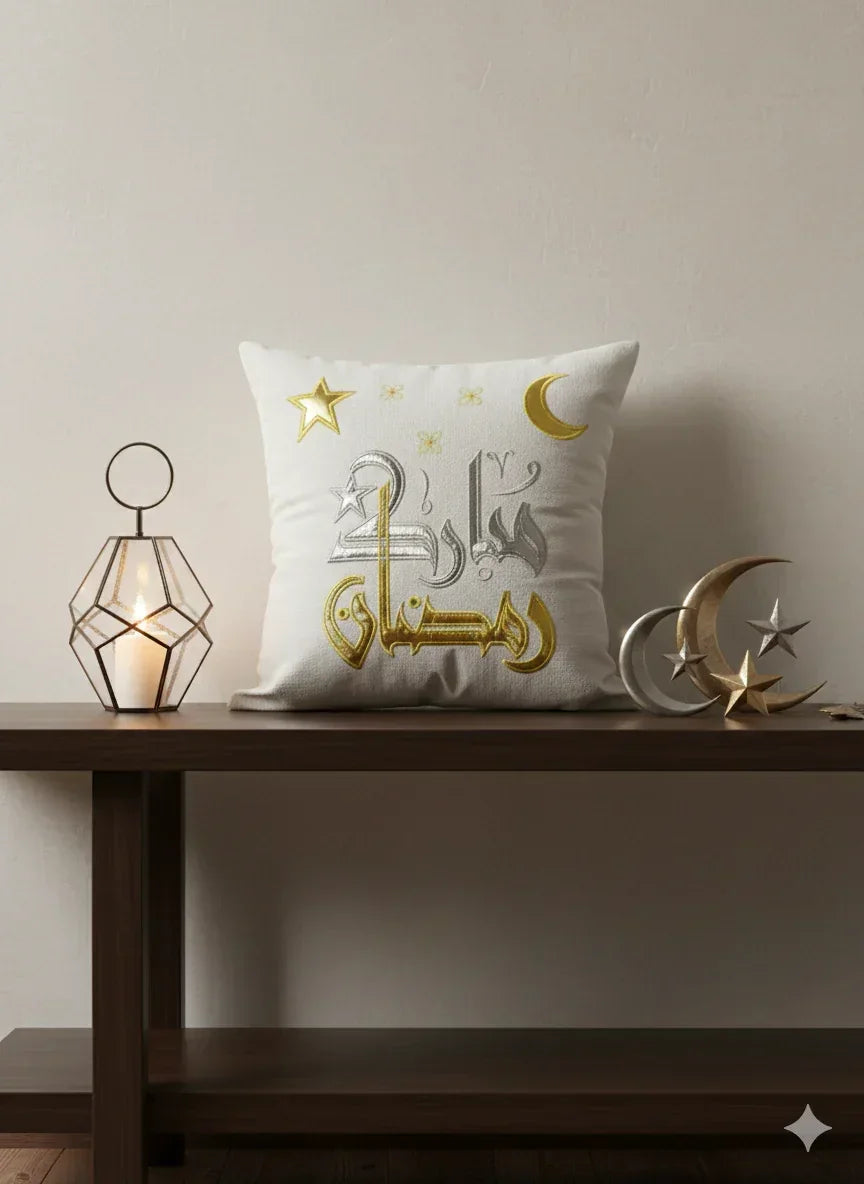 Ramadan Mubarak Cushion - Urbantique - Babazzaro