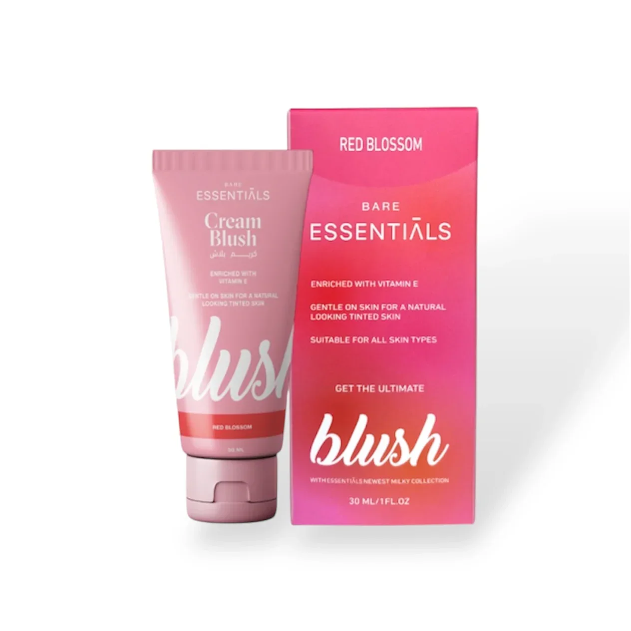 Cream Blush - Red Blossom "Shade 3" (Milky Collection) - Essentials - Babazzaro