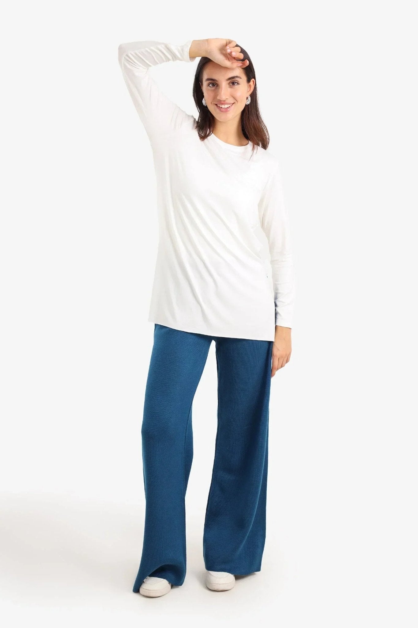 Relaxed Crew Neck T-Shirt - Carina - Babazzaro