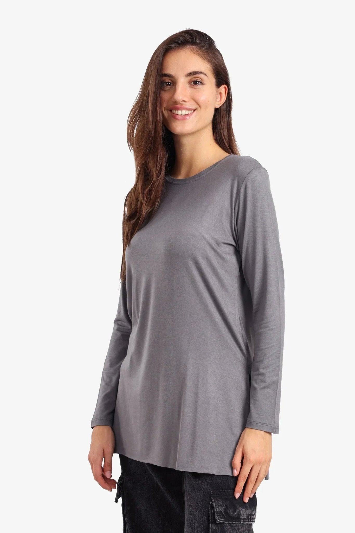 Relaxed Crew Neck T-Shirt - Carina - Babazzaro