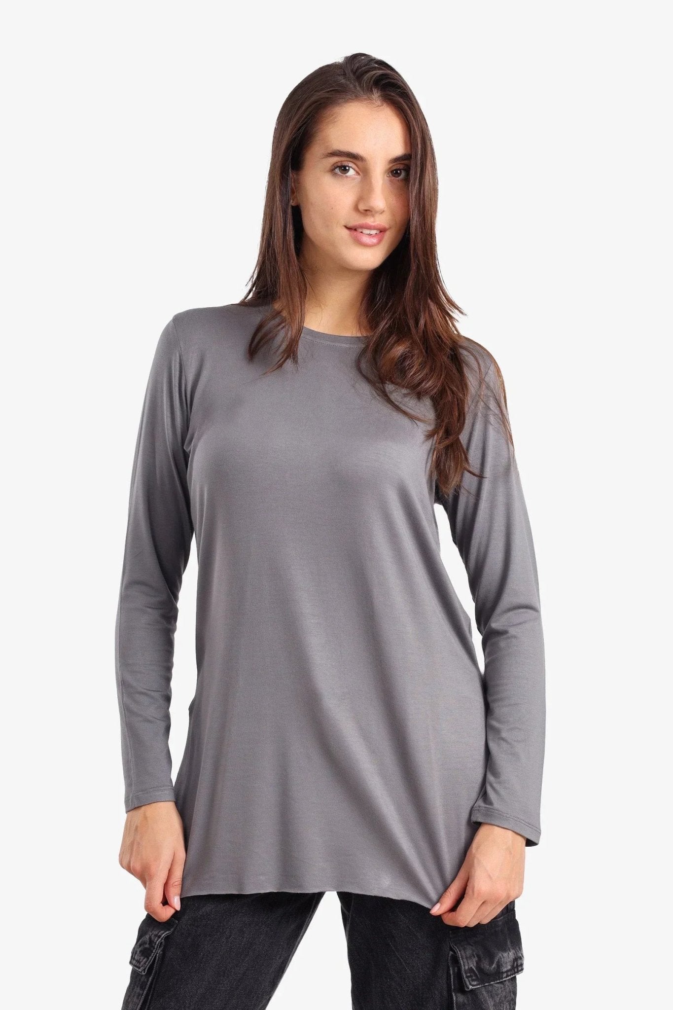 Relaxed Crew Neck T-Shirt - Carina - Babazzaro