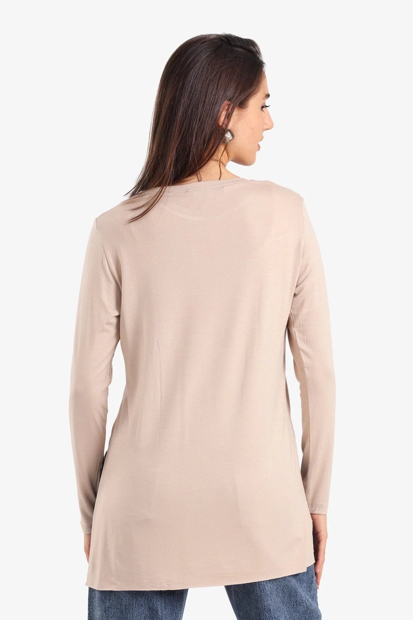 Relaxed Crew Neck T-Shirt - Carina - Babazzaro