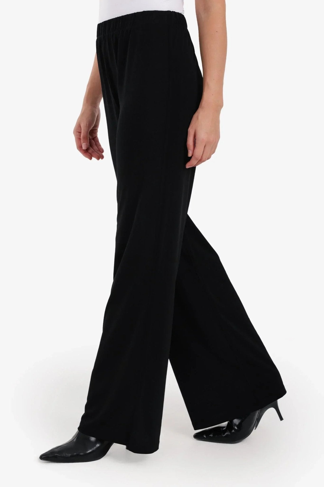 Relaxed Wide - Leg Pants - Carina - Babazzaro
