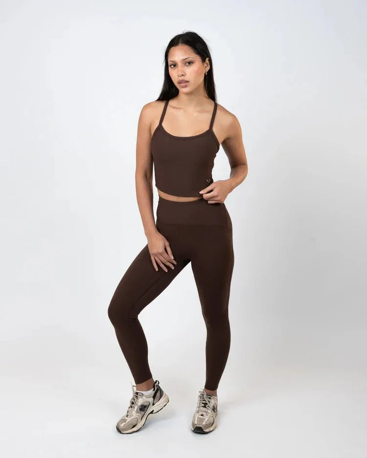 Ribbed Performance Set – Chocolate Brown - Bfeerce - Babazzaro