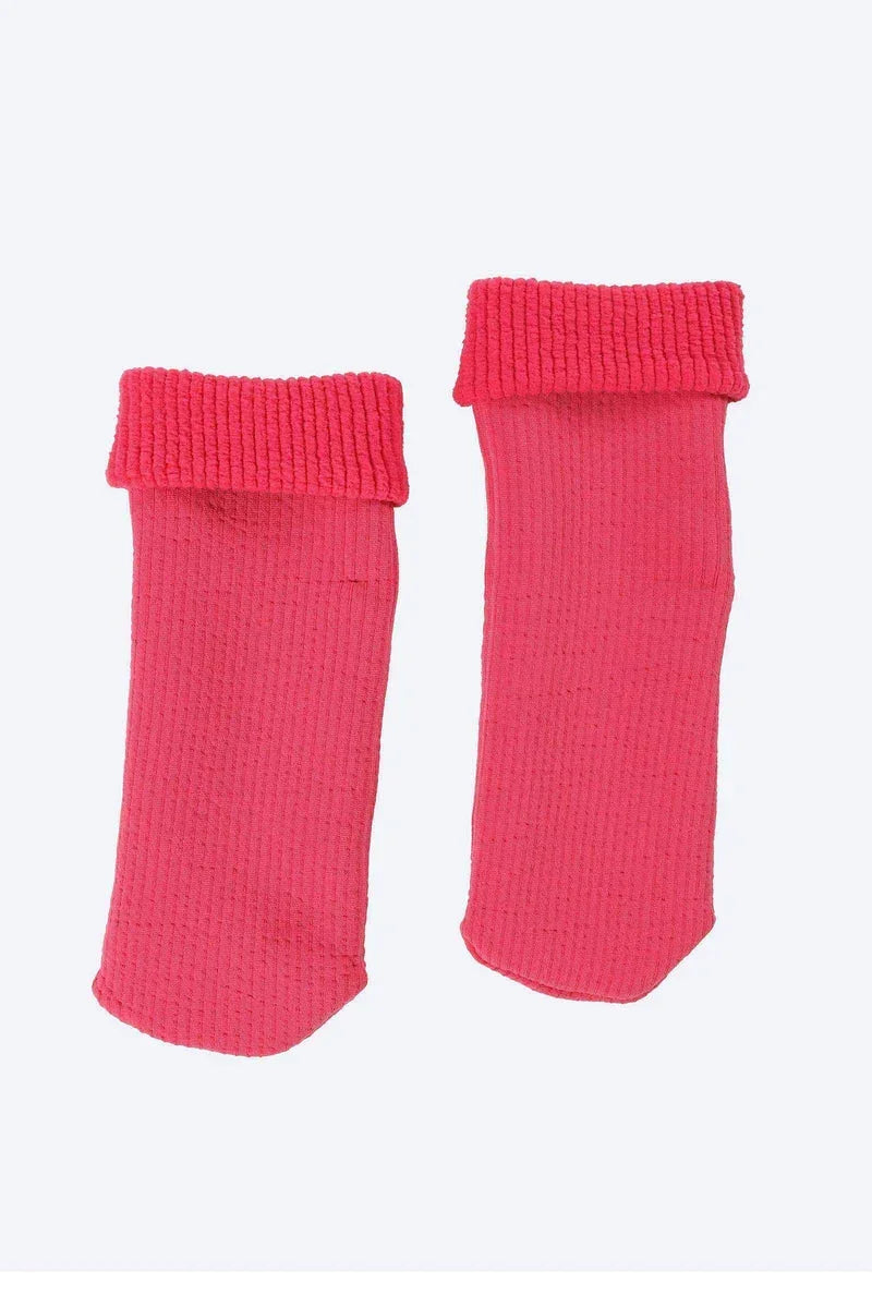 Ribbed Plain Socks - Carina 5