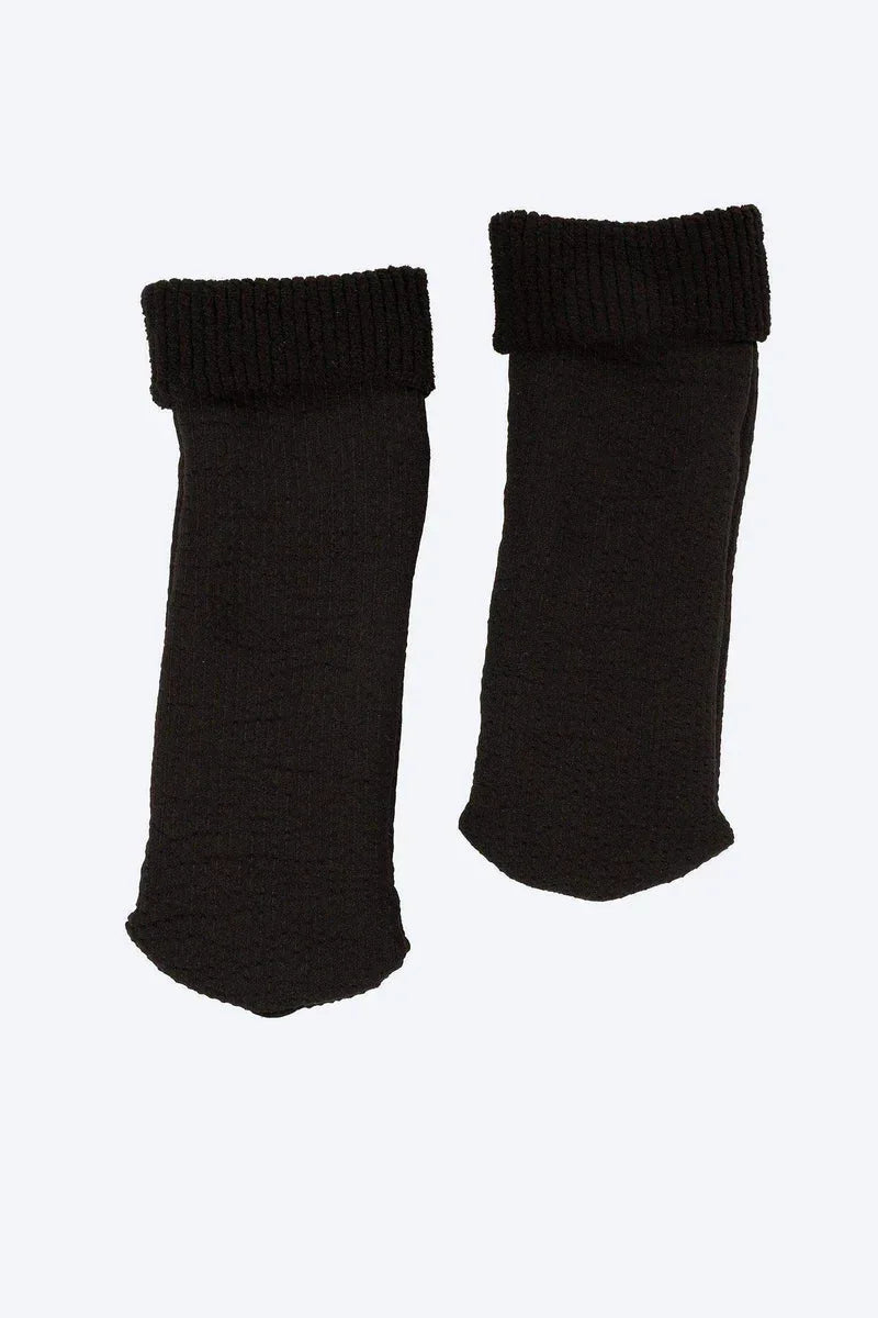 Ribbed Plain Socks - Carina 1