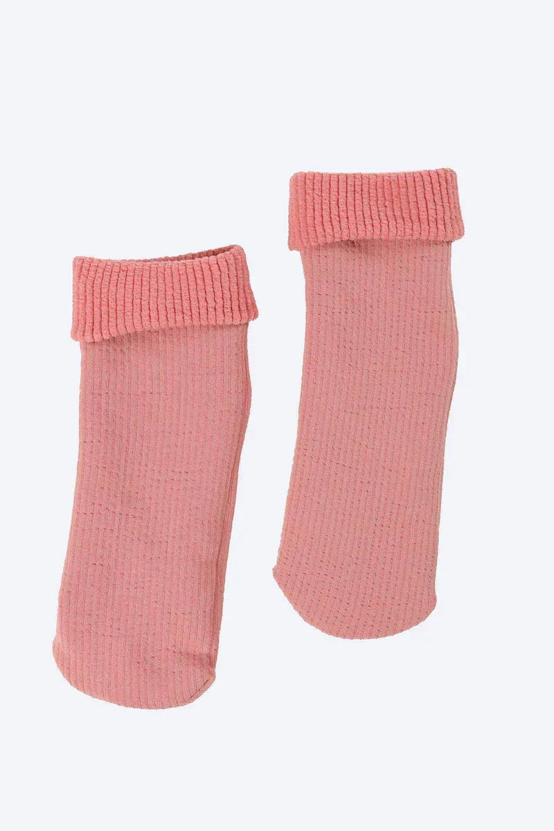 Ribbed Plain Socks - Carina 4