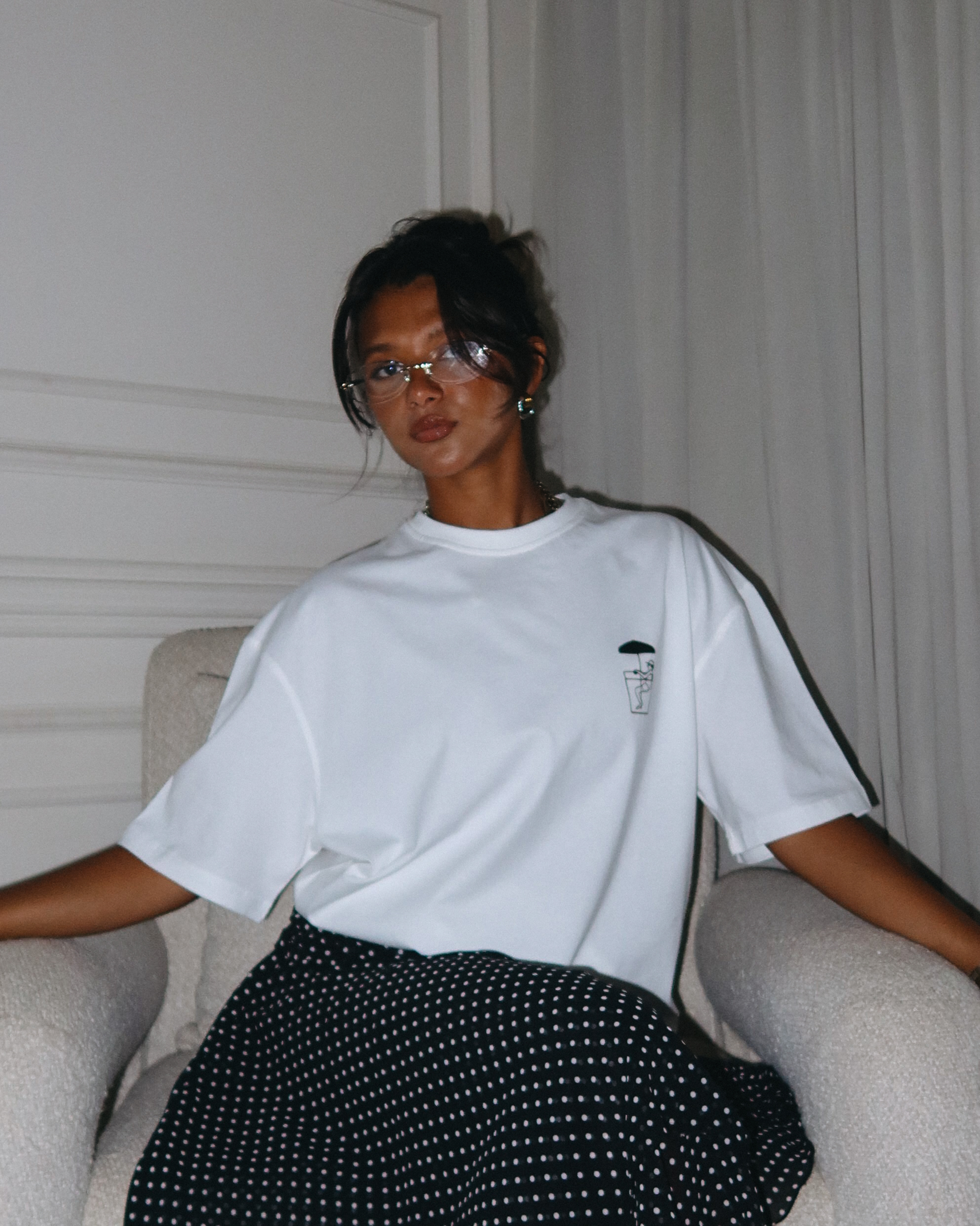 Not Healed Women Oversized SS T-Shirt - Off White - NAS Trends 3
