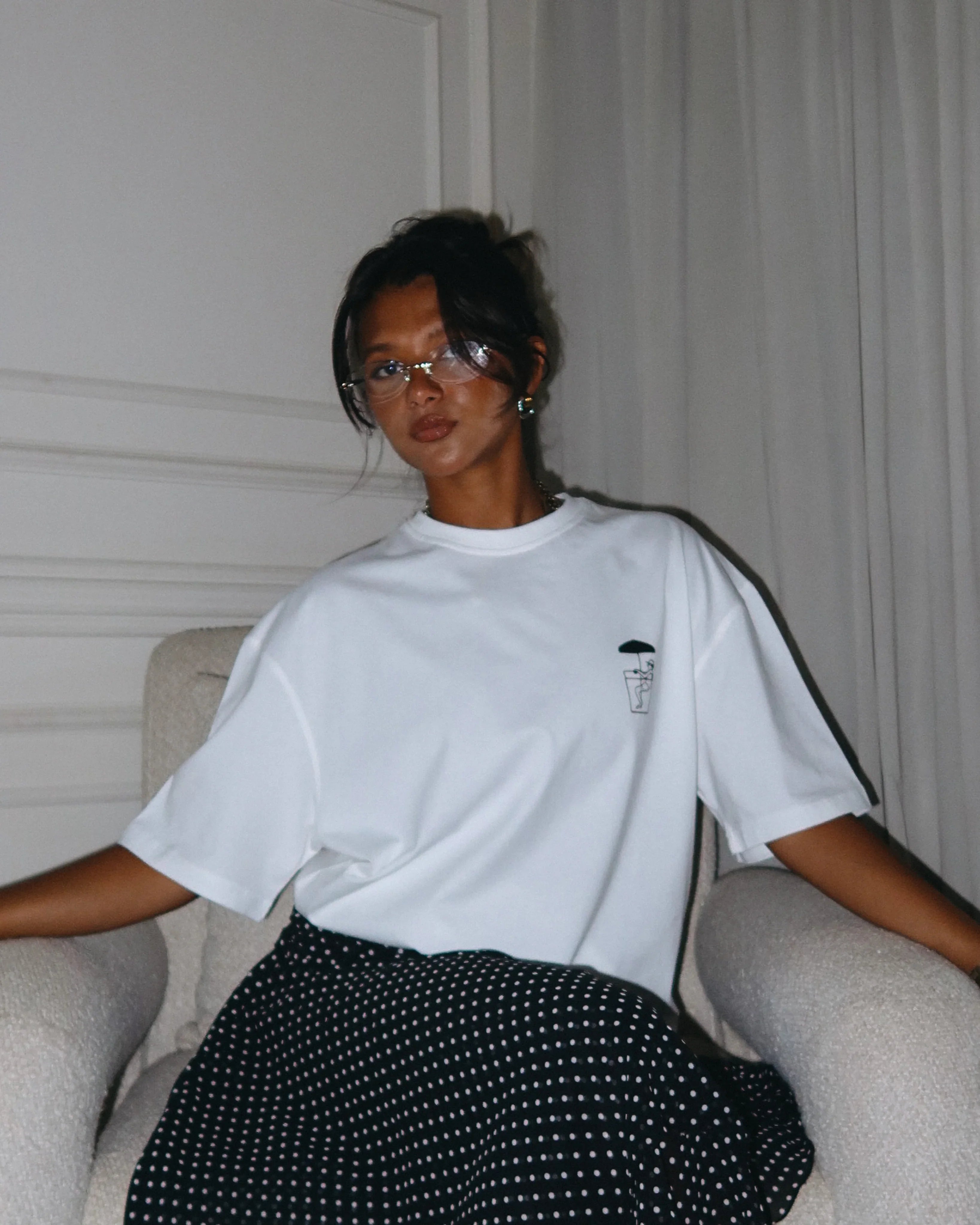 Not Healed Women Oversized SS T-Shirt - Off White - NAS Trends 3