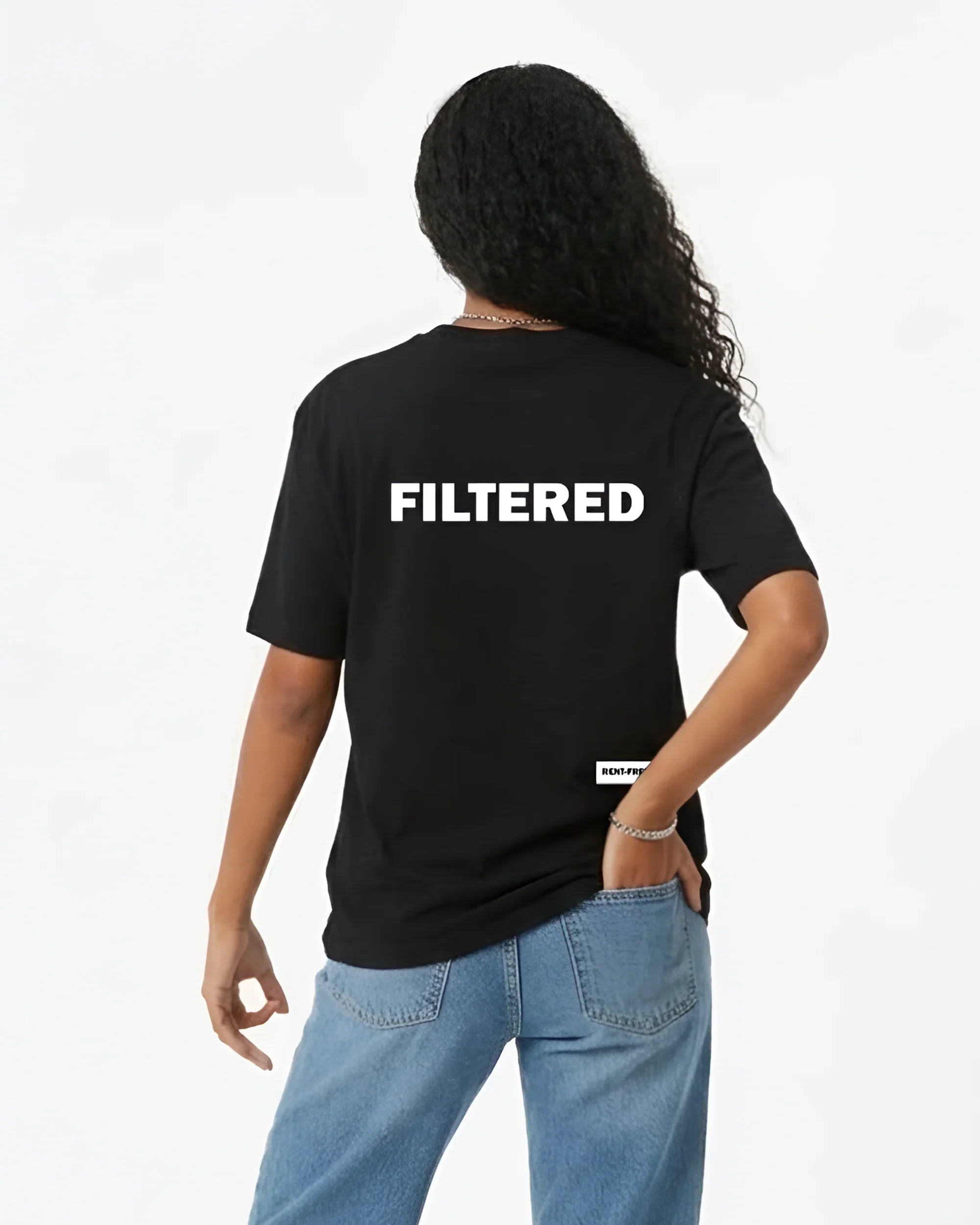 Filtered Women Oversized SS T-Shirt - Black - NAS Trends 2
